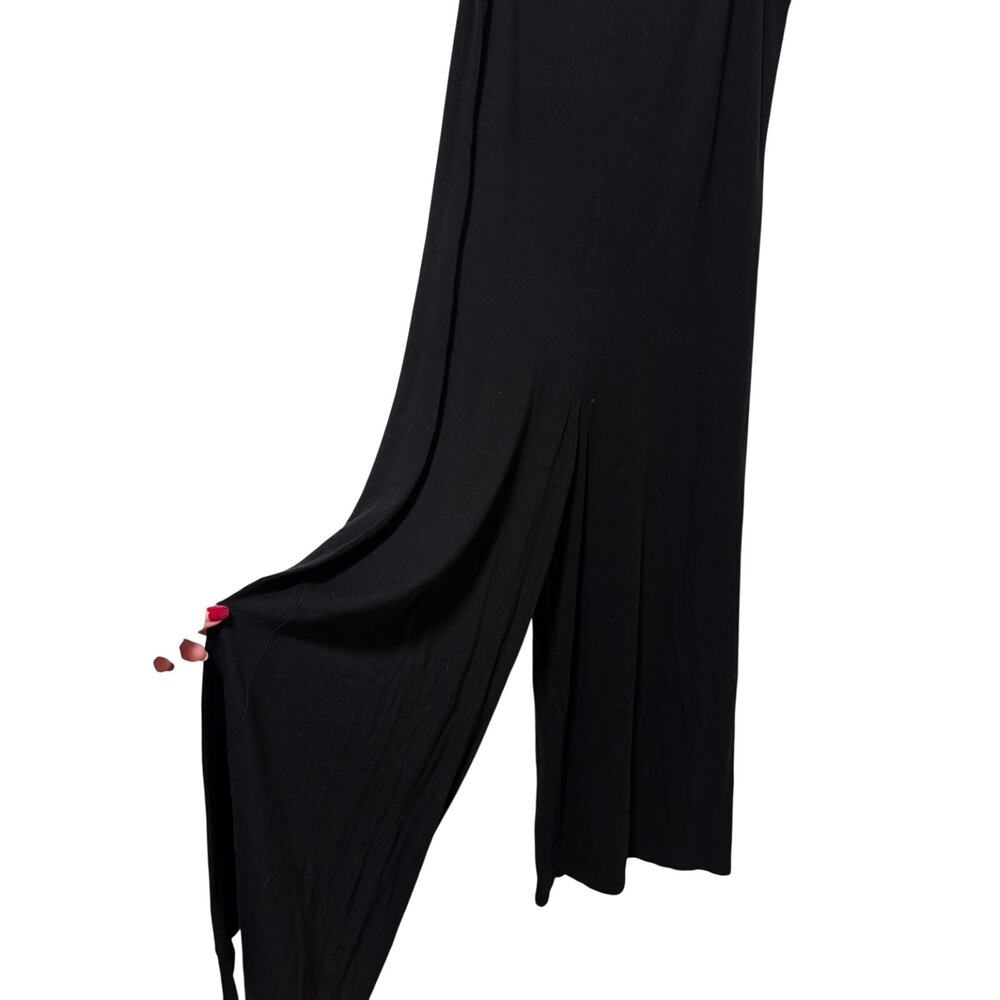 Athleta Black Sleeveless V-Neck Romper XS - Picture 3 of 9
